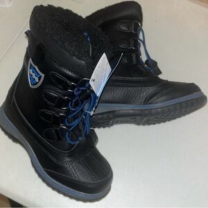 Totes Black and Blue Kids Boots